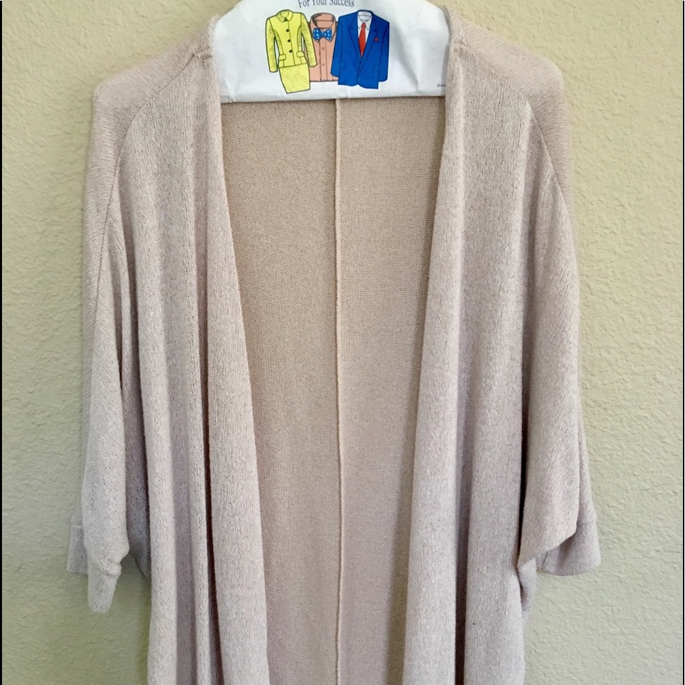 Tan cardigan